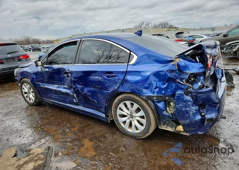 2016 Subaru Legacy 2.5I Premium from USA, damaged, VIN 4S3BNAC65G3016123